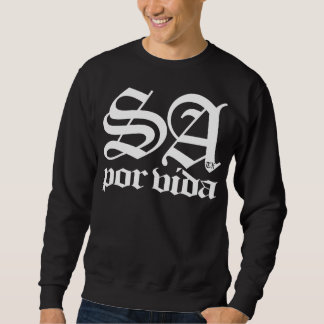 SATX POR VIDA 210 for Life Old English Crewneck Sweatshirt