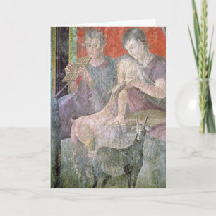 Satyr and Nymph Card