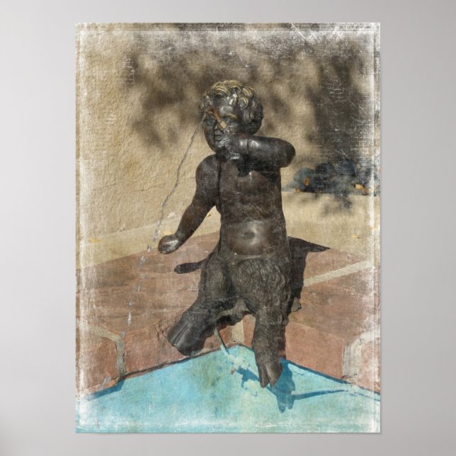 Satyr Fountain Poster (Front)