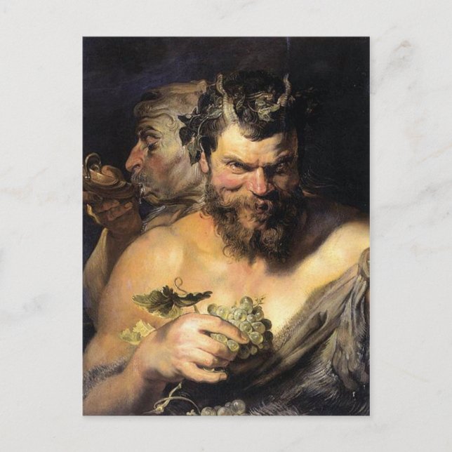 Satyr - Satan - Rubens Postcard (Front)