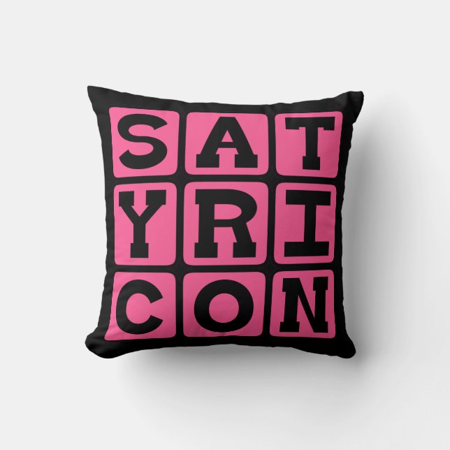Satyricon, Latin Fiction Cushion (Front)