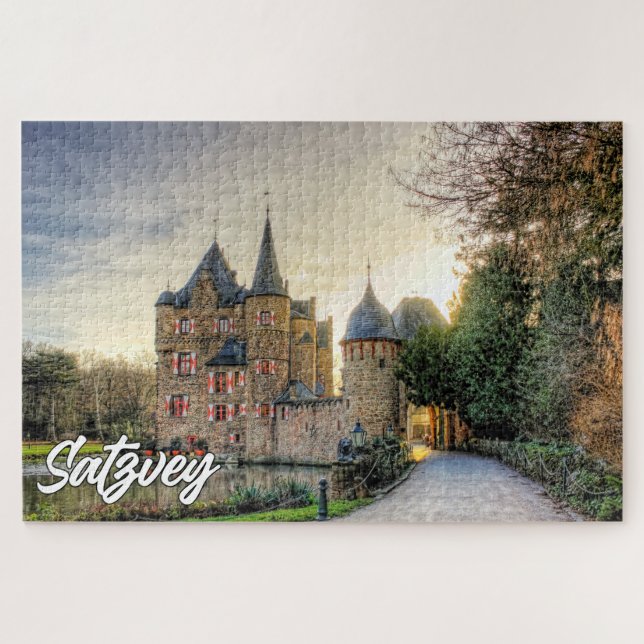 Satzvey Castle, Germany Jigsaw Puzzle (Horizontal)