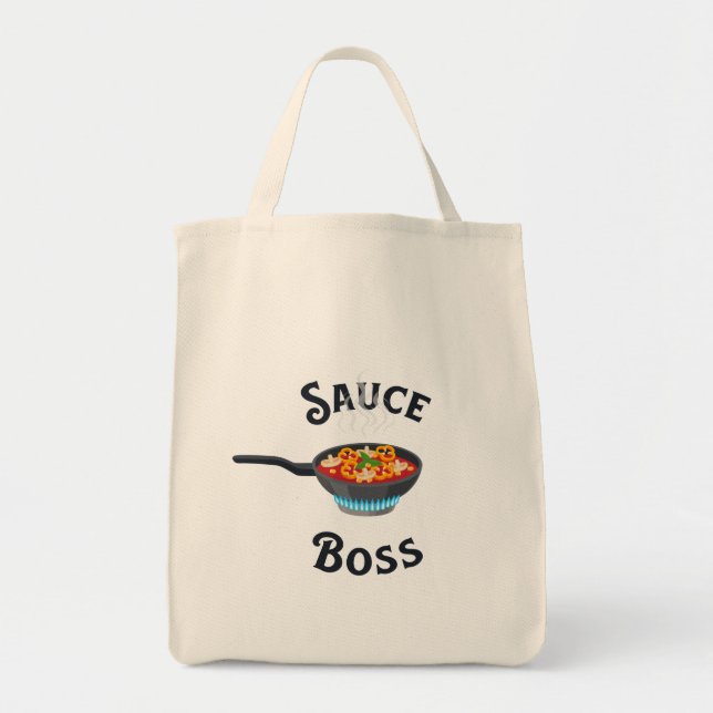 Sauce Boss Tote Bag (Front)