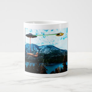Saucer fever large coffee mug