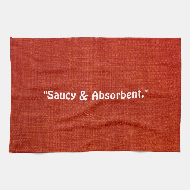 Saucy & Absorbent Kitchen Towel (Horizontal)