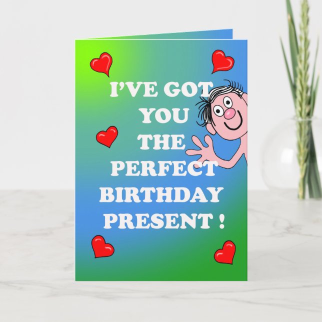Saucy Birthday Card (Front)