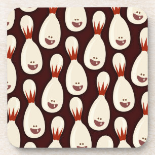 Saucy Bowling Pins Coaster
