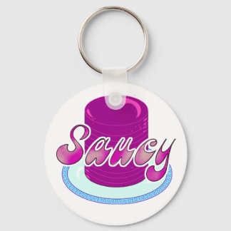 Saucy Cranberry Keychain