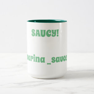 Saucy Two-Tone Coffee Mug