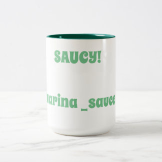 Saucy Two-Tone Coffee Mug
