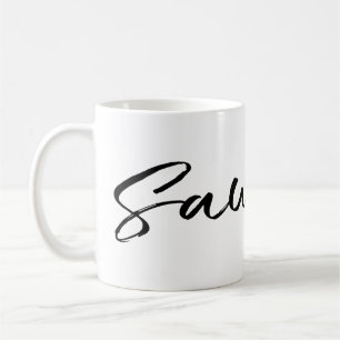 Saudade Black Coffee Mug