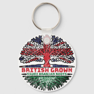 Saudi Arabia Arabian Uk United Kingdom British Key Ring