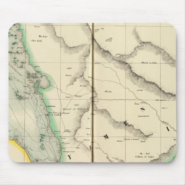 Saudi Arabia, Asia 100 Mouse Mat (Front)