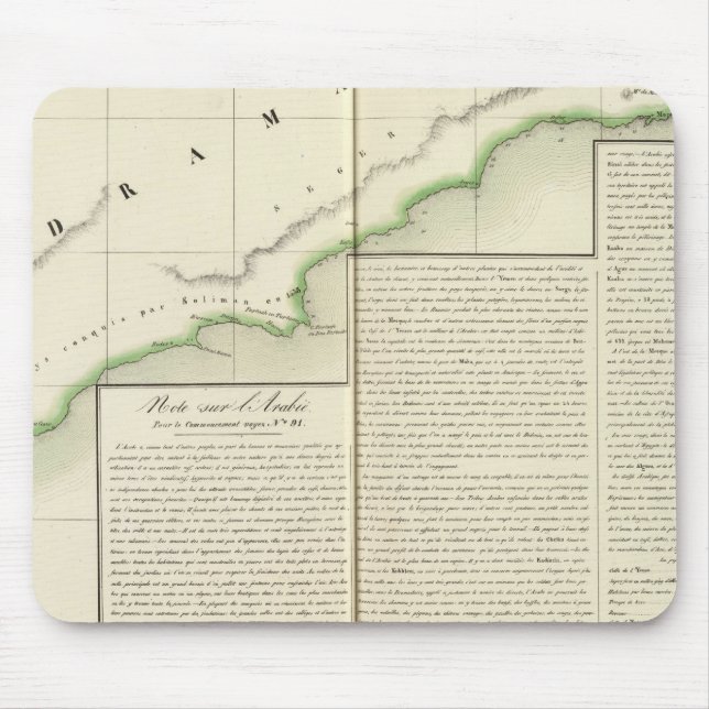 Saudi Arabia, Asia 101 Mouse Mat (Front)