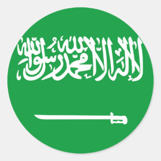 Saudi Arabia Classic Round Sticker