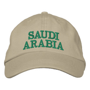 Saudi Arabia Custom Embroidered Hat