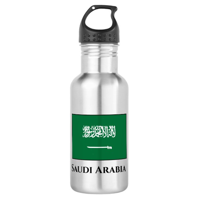 Saudi Arabia Flag 532 Ml Water Bottle (Front)