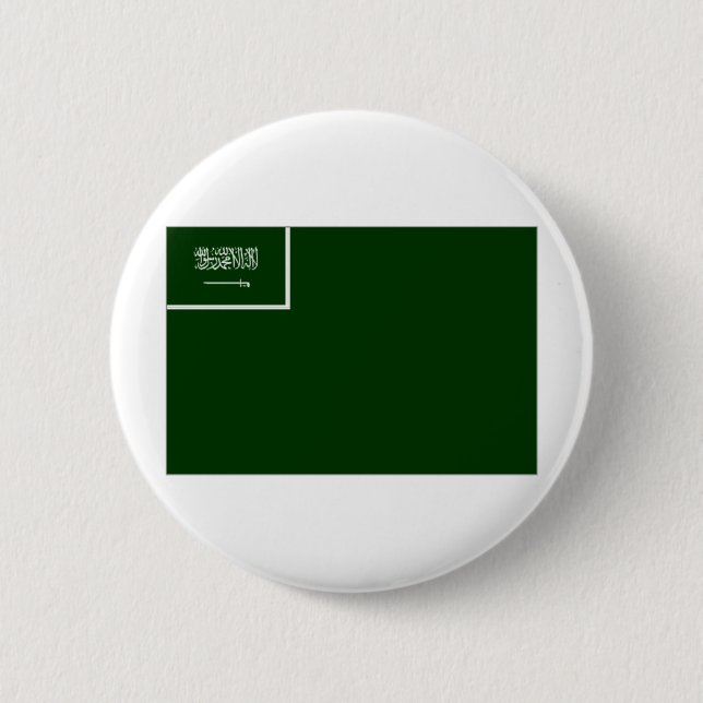 Saudi Arabia Flag 6 Cm Round Badge (Front)