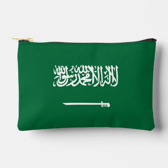 Saudi Arabia flag Accessory Pouch (Front)