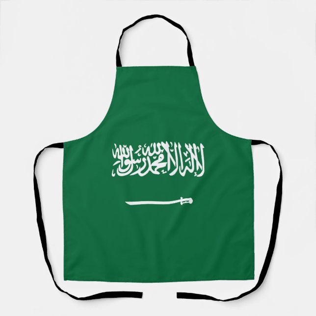 Saudi Arabia flag Apron (Front)