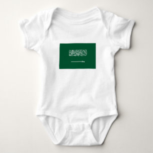 Saudi Arabia Flag Baby Bodysuit