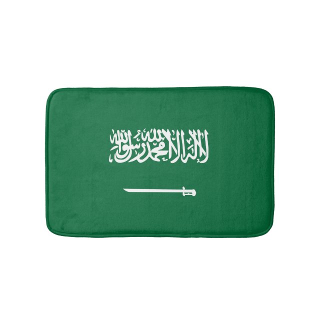 Saudi Arabia flag Bath Mat (Front)