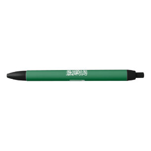 Saudi Arabia flag Black Ink Pen