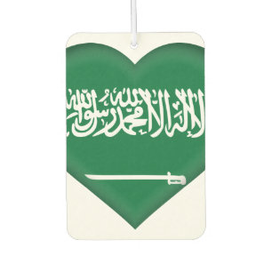 Saudi Arabia Flag Car Air Freshener