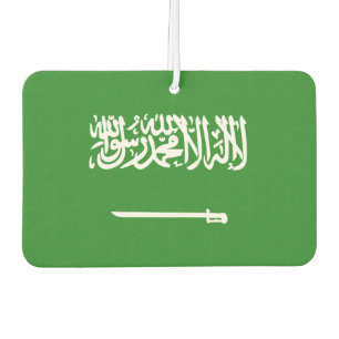 Saudi Arabia Flag Car Air Freshener