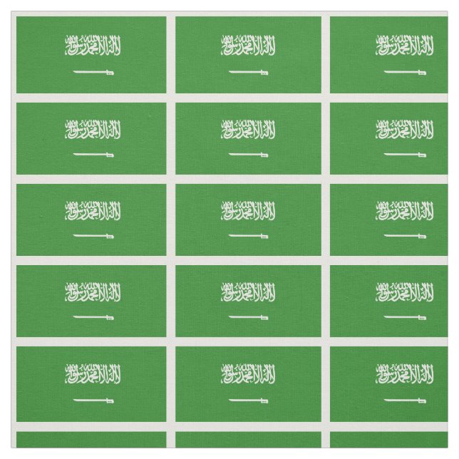 Saudi Arabia Flag Fabric (Swatch)