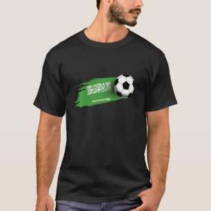 Saudi Arabia Flag Jersey Saudi Arabian Soccer Team T-Shirt
