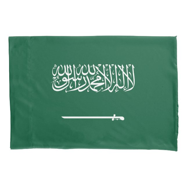 Saudi Arabia Flag Pillowcase (Front)