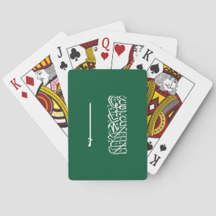 Saudi Arabia Flag Playing Cards