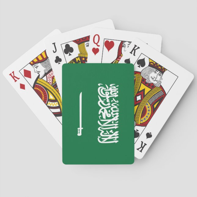 Saudi Arabia Flag Playing Cards (Back)
