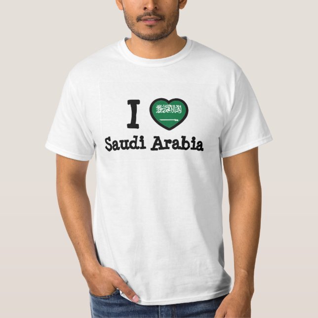 Saudi Arabia Flag T-Shirt (Front)