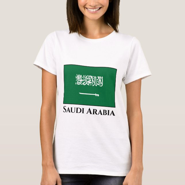 Saudi Arabia Flag T-Shirt (Front)
