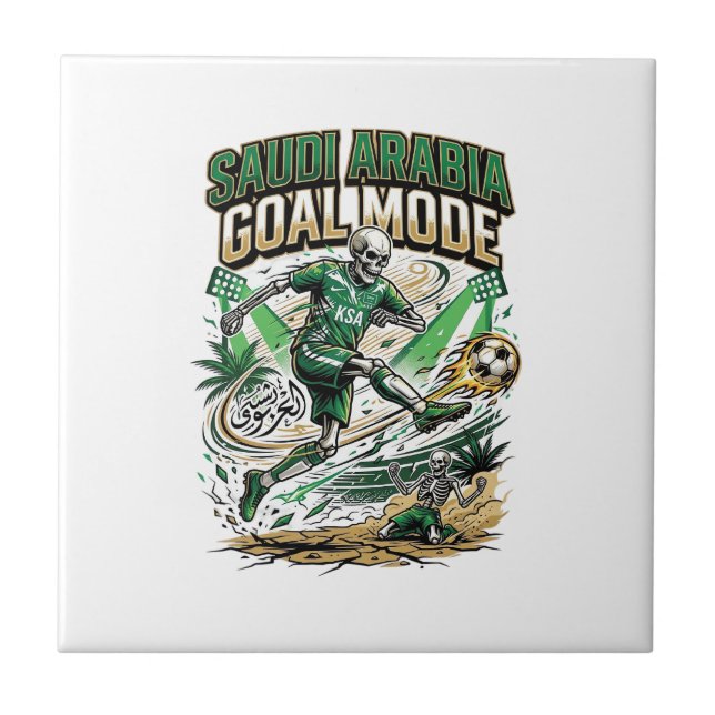 Saudi Arabia Goal Mode Skeleton Striker Nations Dy Tile (Front)
