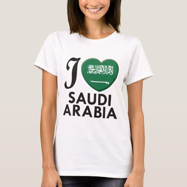Saudi Arabia Love T-Shirt (Front)