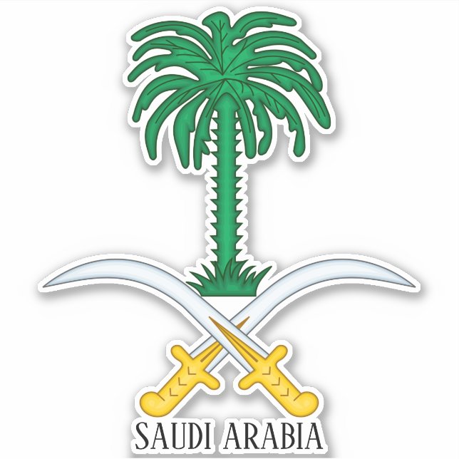 Saudi Arabia National Emblem Patriotic (Front)