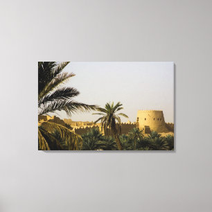 Saudi Arabia, Riyad, Al-Diriya old town of Saud Canvas Print