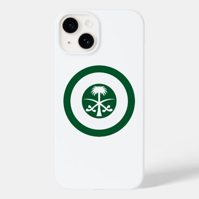 Saudi Arabia roundel country flag symbol army avia Case-Mate iPhone Case (Back)