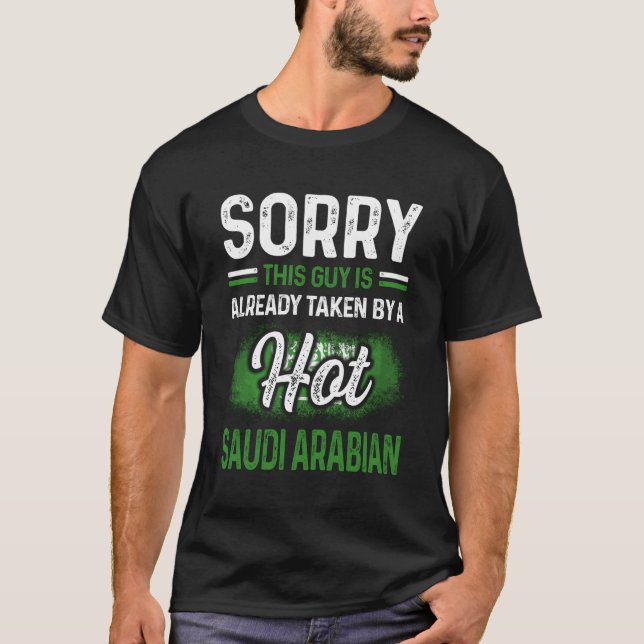Saudi Arabia Saudi Arabian Roots Proud Saudi Arabi T-Shirt (Front)