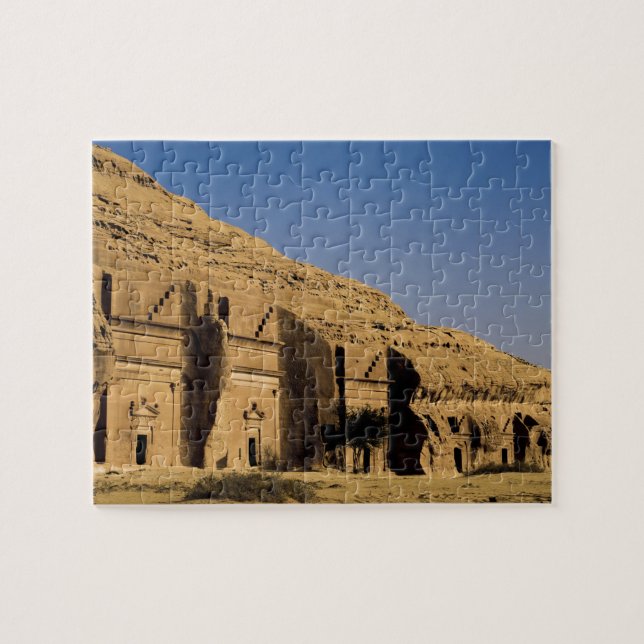 Saudi Arabia, site of Madain Saleh, ancient 2 Jigsaw Puzzle (Horizontal)