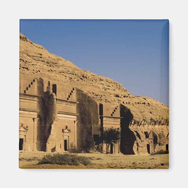 Saudi Arabia, site of Madain Saleh, ancient 2 Magnet (Front)