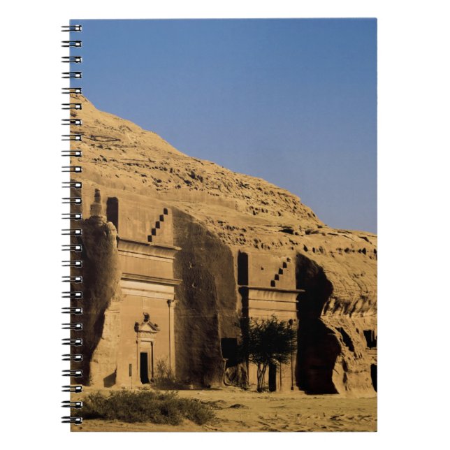 Saudi Arabia, site of Madain Saleh, ancient 2 Notebook (Front)