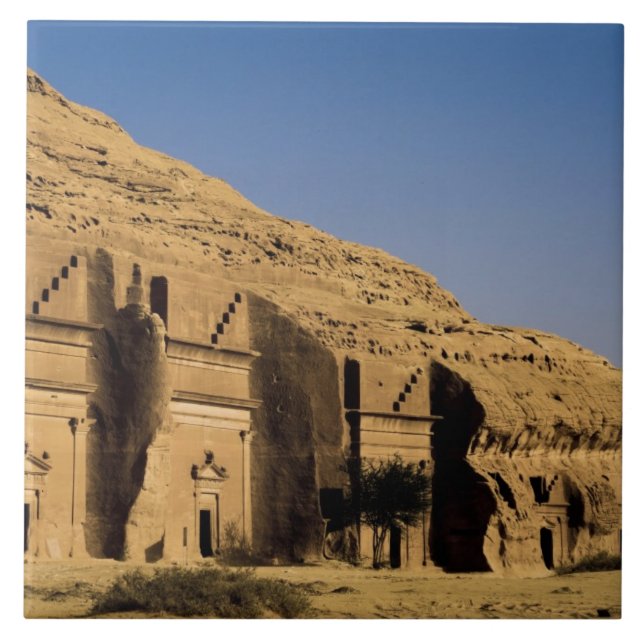 Saudi Arabia, site of Madain Saleh, ancient 2 Tile (Front)
