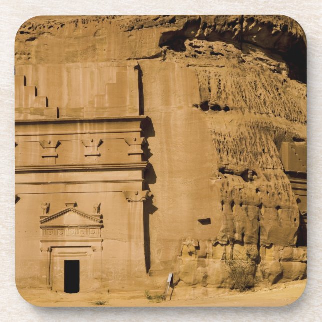 Saudi Arabia, site of Madain Saleh, ancient 3 Coaster (Front)