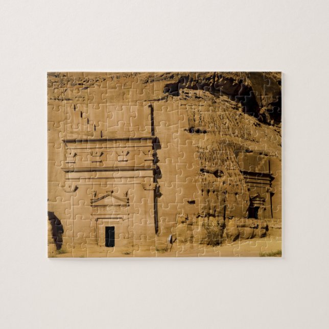 Saudi Arabia, site of Madain Saleh, ancient 3 Jigsaw Puzzle (Horizontal)