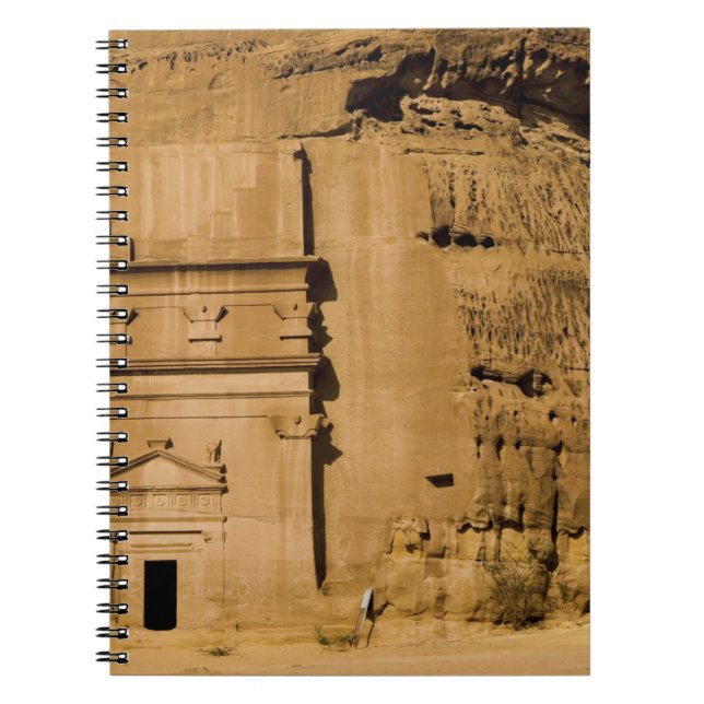 Saudi Arabia, site of Madain Saleh, ancient 3 Notebook (Front)