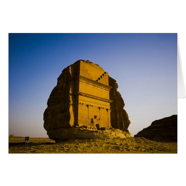 Saudi Arabia, site of Madain Saleh, ancient 4 (Front Horizontal)